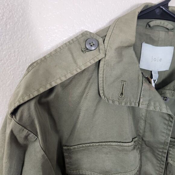 Joie NWT Olive Green Jenita Utility Jacket Size XS NWT - Picture 12 of 16
